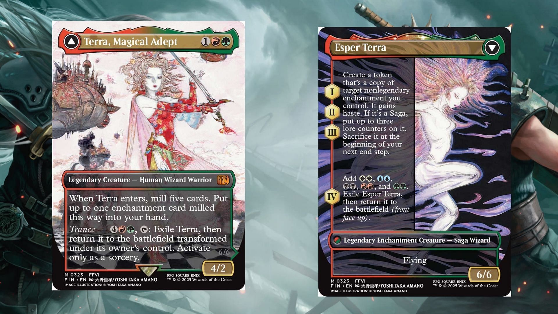 I still remember the first time I saw Terra transform into an Esper and fly off into the distance (Image via Wizards of the Coast)